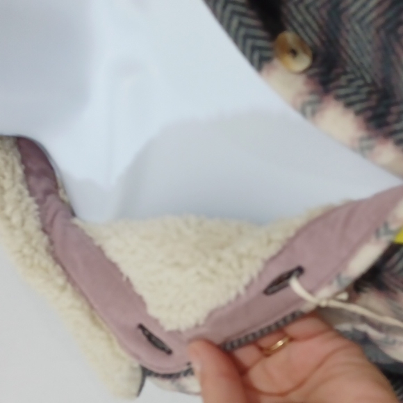 NWT Soho Threads Plaid Sherpa Jacket S - Picture 9 of 13